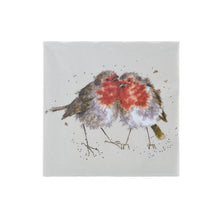 Snuggled Together Robins Napkins!  Cocktail Size!