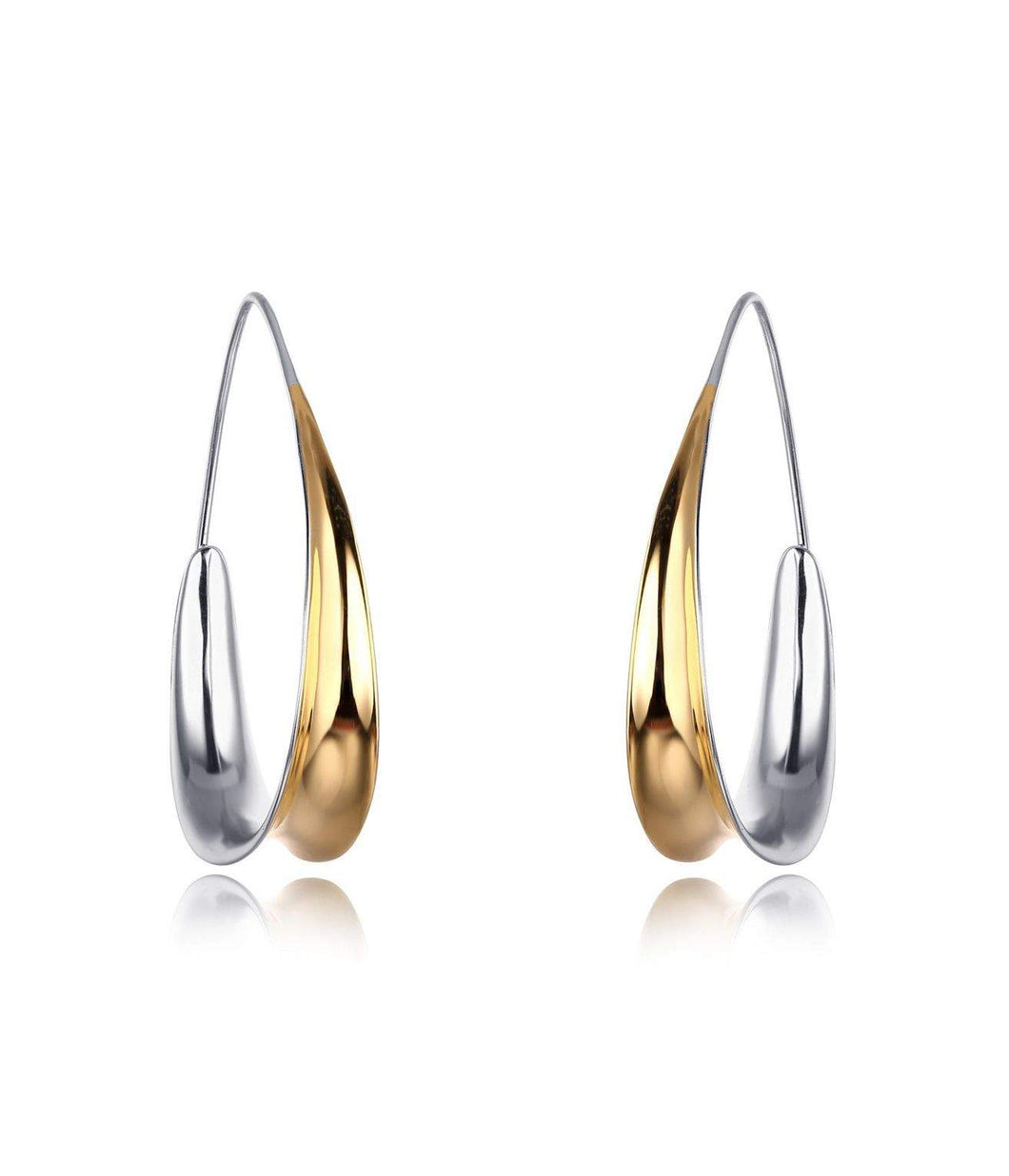 Mars Space Earrings In Gold & Silver