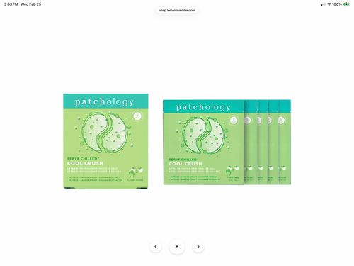 Cool Crush Eye Patches By Patchology