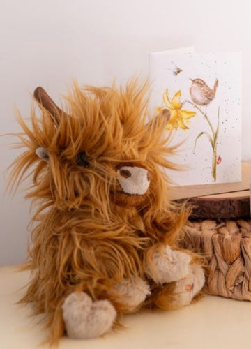 Gordon Junior The Wrendale Plush Highland Cow