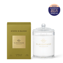 Kyoto In Bloom Candle By Glasshouse Fragrances!