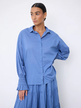 Flora Blue-Jean Blouse By NotShy Cashmere