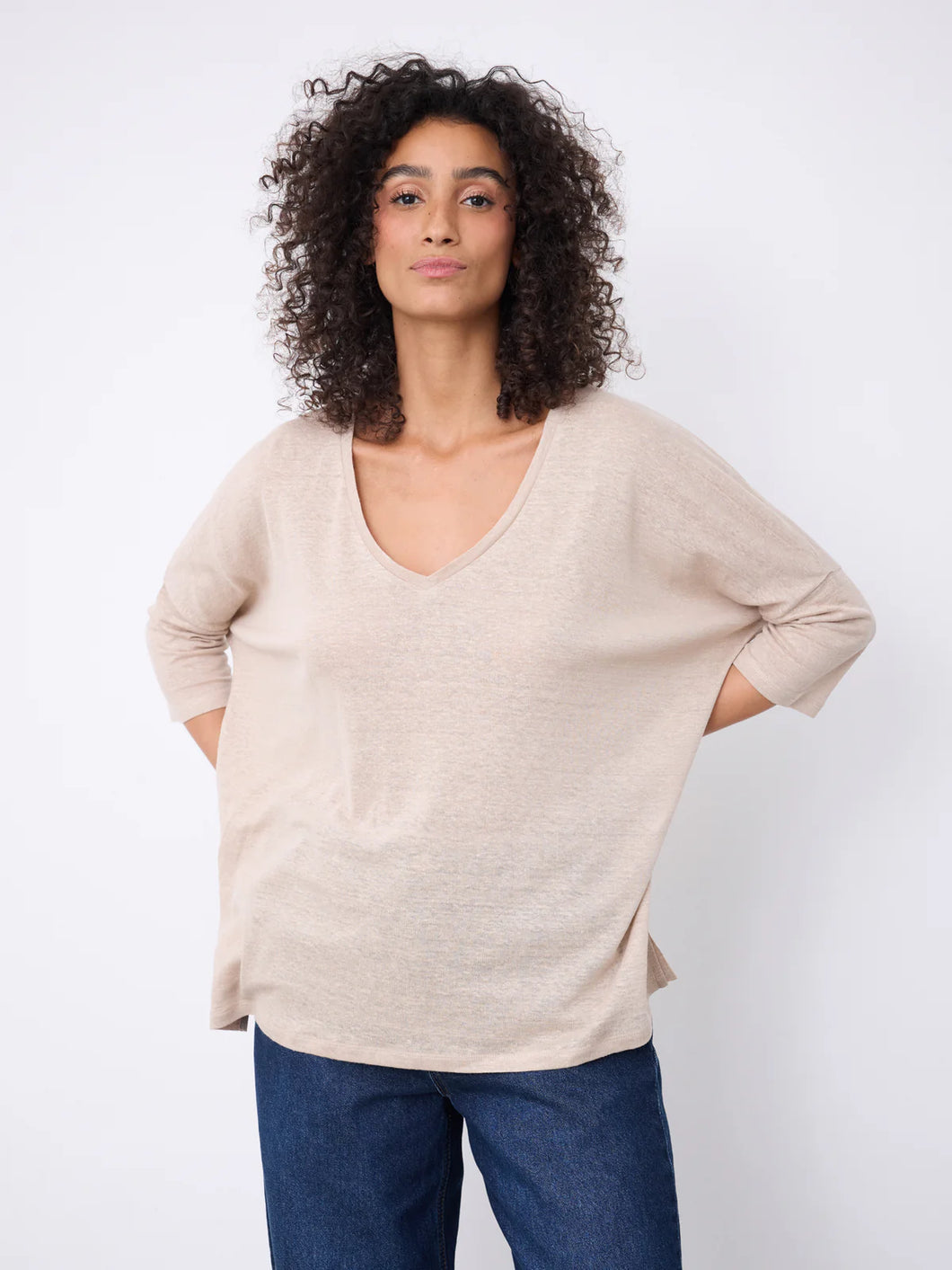Emilie T-Shirt By NotShy In Natural