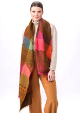 Textured Colour Blocked Scarf!