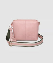 Kasey Stripe Crossbody Bag Black  *Best Seller*