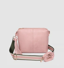 Kasey Stripe Crossbody Bag Black  *Best Seller*