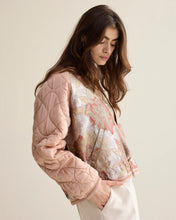 Quilted Bomber Jacket In Rose By Summum