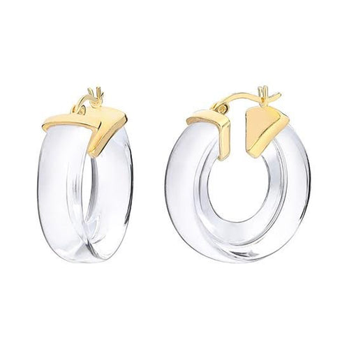 Lucite Hoop Earrings!