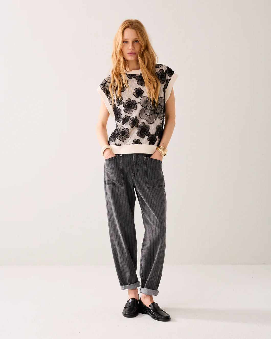 Sleeveless Lace Jumper By Summum