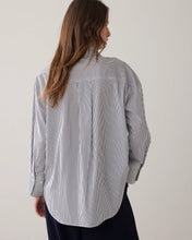 Large Flower Striped Shirt By Summum