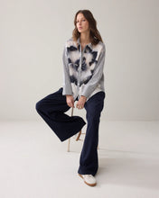 Large Flower Striped Shirt By Summum