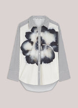 Large Flower Striped Shirt By Summum