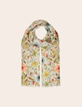 Floral Print Hemp Scarf By Fraas