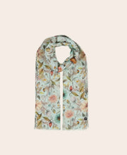 Floral Print Hemp Scarf By Fraas