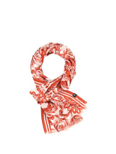 Xl Scarf With Paisley Print By Fraas