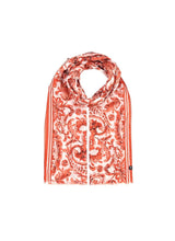 Xl Scarf With Paisley Print By Fraas