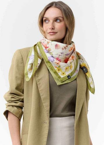 Floral Silk Square By Fraas