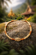 Sunstone & Wooden Necklace
