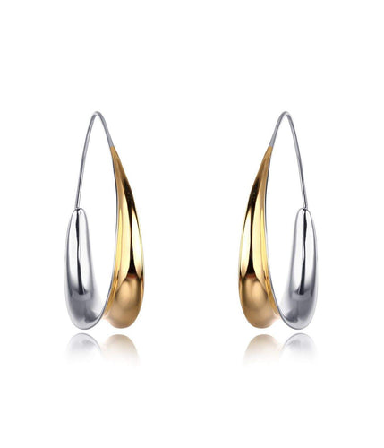 Mars Space Earrings With Gold Detailing!  Best Seller!