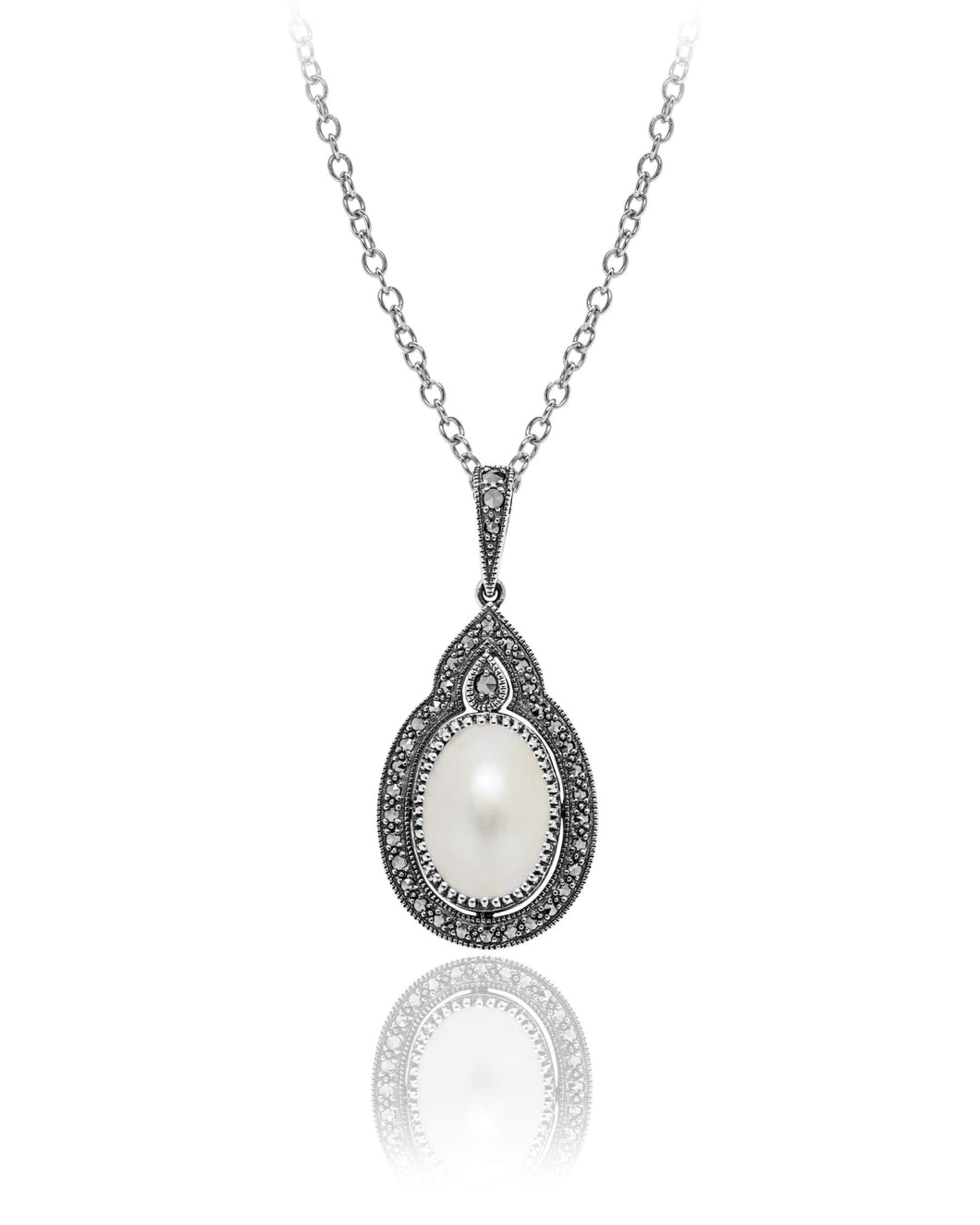 Oval Mabe Pearl Necklace!