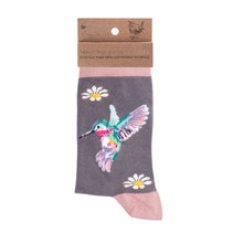 WISTERIA HUMMINGBIRD SOCKS By Wrendale!