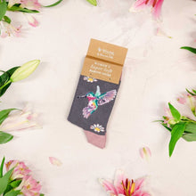 WISTERIA HUMMINGBIRD SOCKS By Wrendale!