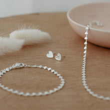 Row Of Hearts Bracelet