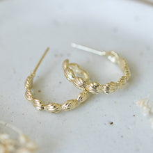 Sienna Shell Hoops