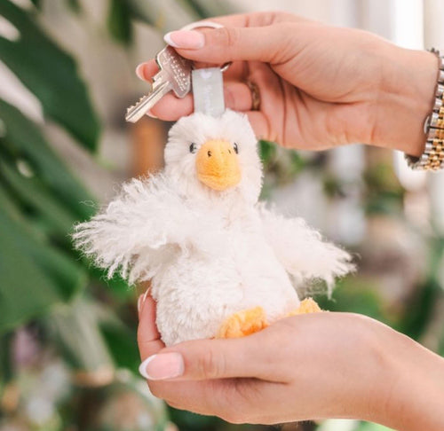 Pearl The Goose Plush Keyring