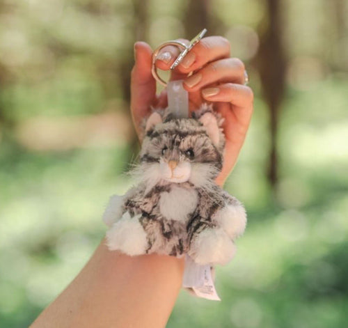 Esmeralda The Cat Plush Keyring By Wrendale