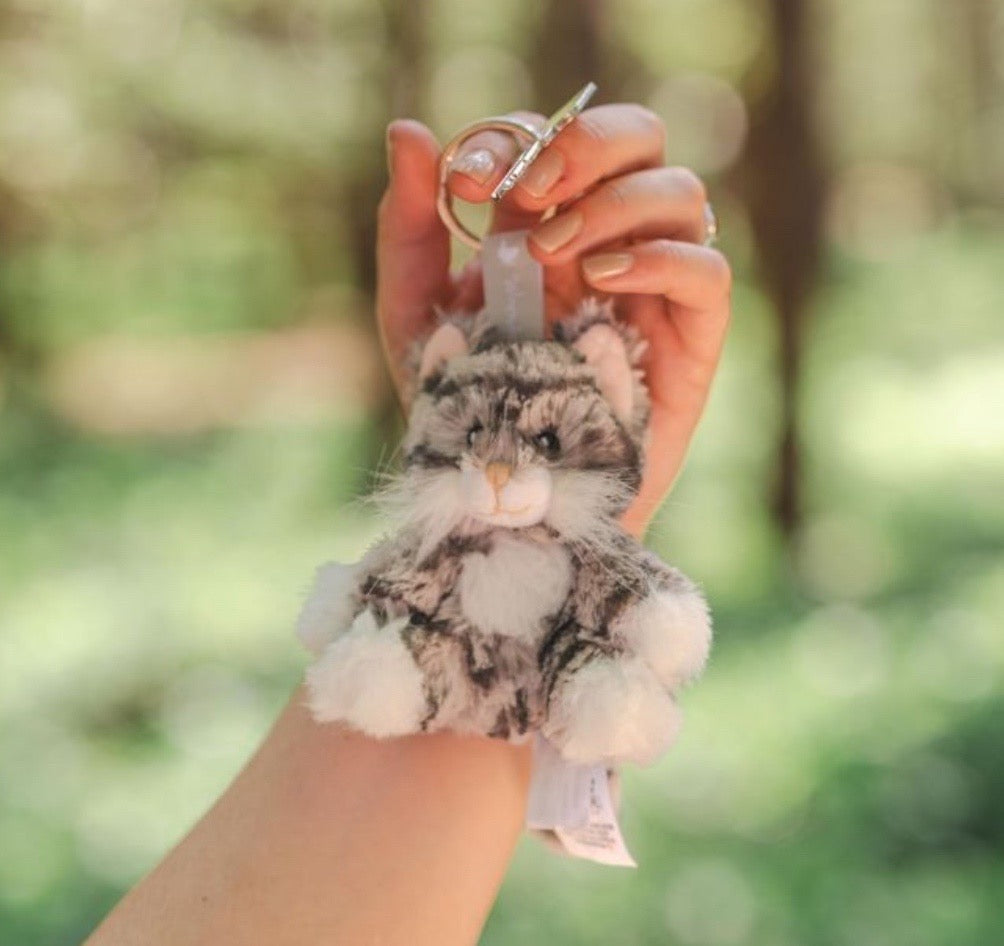 Esmeralda The Cat Plush Keyring By Wrendale