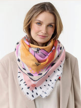 Xl Square Playing Card Scarf By Fraas
