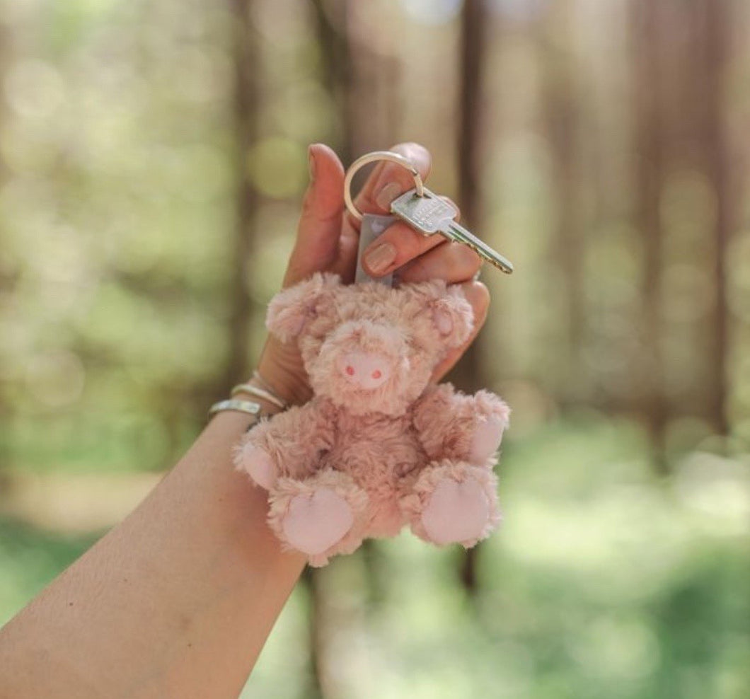 Vanessa The Plush Pig Keyring By Wrendale!