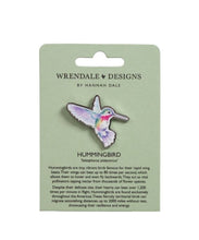 Wisteria Wishes Hummingbird Pin Brooch By Wrendale