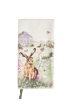 The Wild Garden Hare Tea Towel By Wrendale