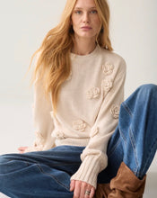 Embroidered Knit Flower Sweater By Summum
