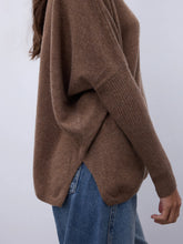 Agnes Cashmere Sweater By NotShy Cashmere Cafe Au Lait