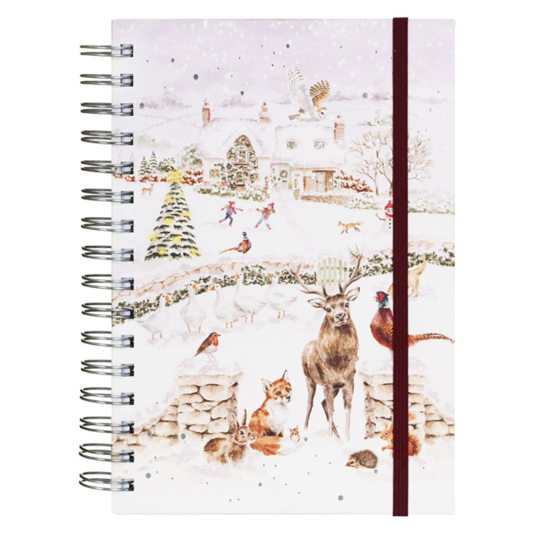 Snow Place Like Home Christmas Spiral Notebook By Wrendale