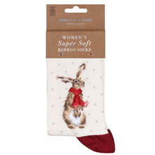 Winter Hare Christmas Women's Socks By Wrendale