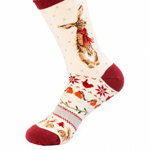 Winter Hare Christmas Women's Socks By Wrendale