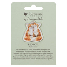 Fox Pin Badge Contentment By Wrendale