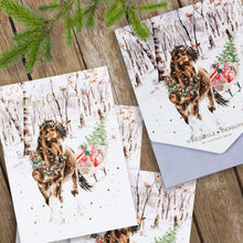 Snowy Sleigh Ride Notecard Pack By Wrendale