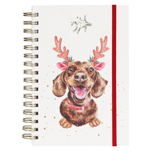 Mistletoe And Barks Christmas Spiral Notebook By Wrendale
