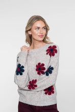 Floral Knit Sweater By Geisha From Netherlands