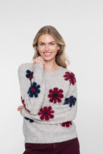 Floral Knit Sweater By Geisha From Netherlands