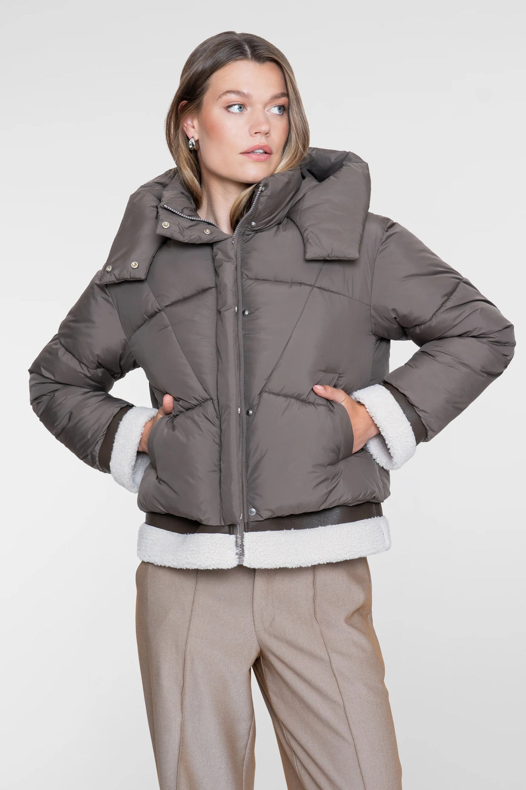 Geisha Short Padded Jacket From The Netherlands