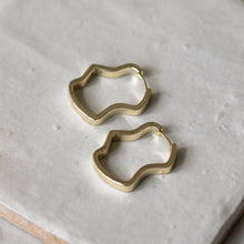 Muse  Sculpted Wavy Hoops