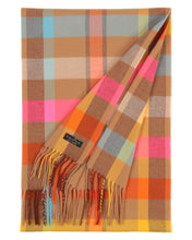 Box Check Cashmink Scarf By Fraas!  Two Colours!  50% Off!