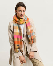 Box Check Cashmink Scarf By Fraas!  Two Colours!  50% Off!