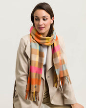 Box Check Cashmink Scarf By Fraas!  Two Colours!  50% Off!